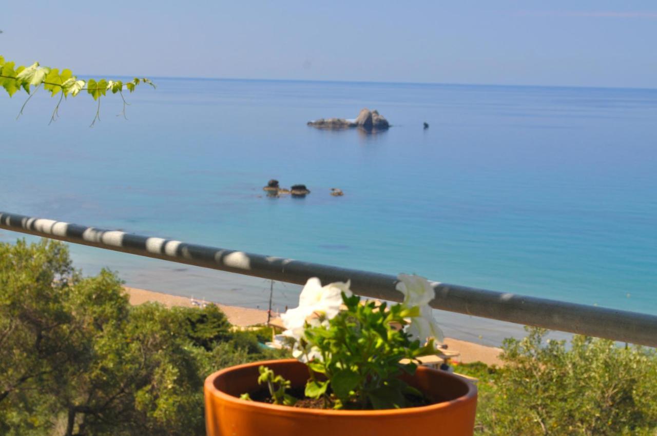 Luxury Loft Apartment With Pool - Pelekas Beach, Corfu ภายนอก รูปภาพ